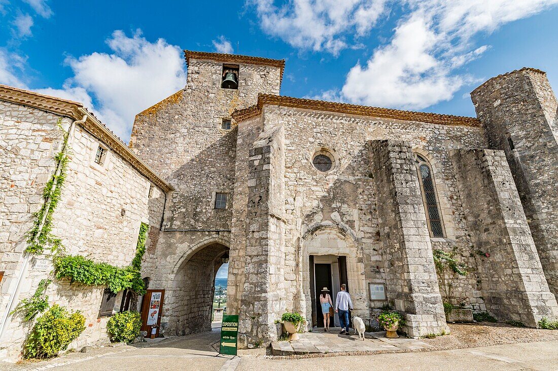 France, Lot et Garonne, Pujols ranked most Beautiful Village of France, Saint Nicolas Church