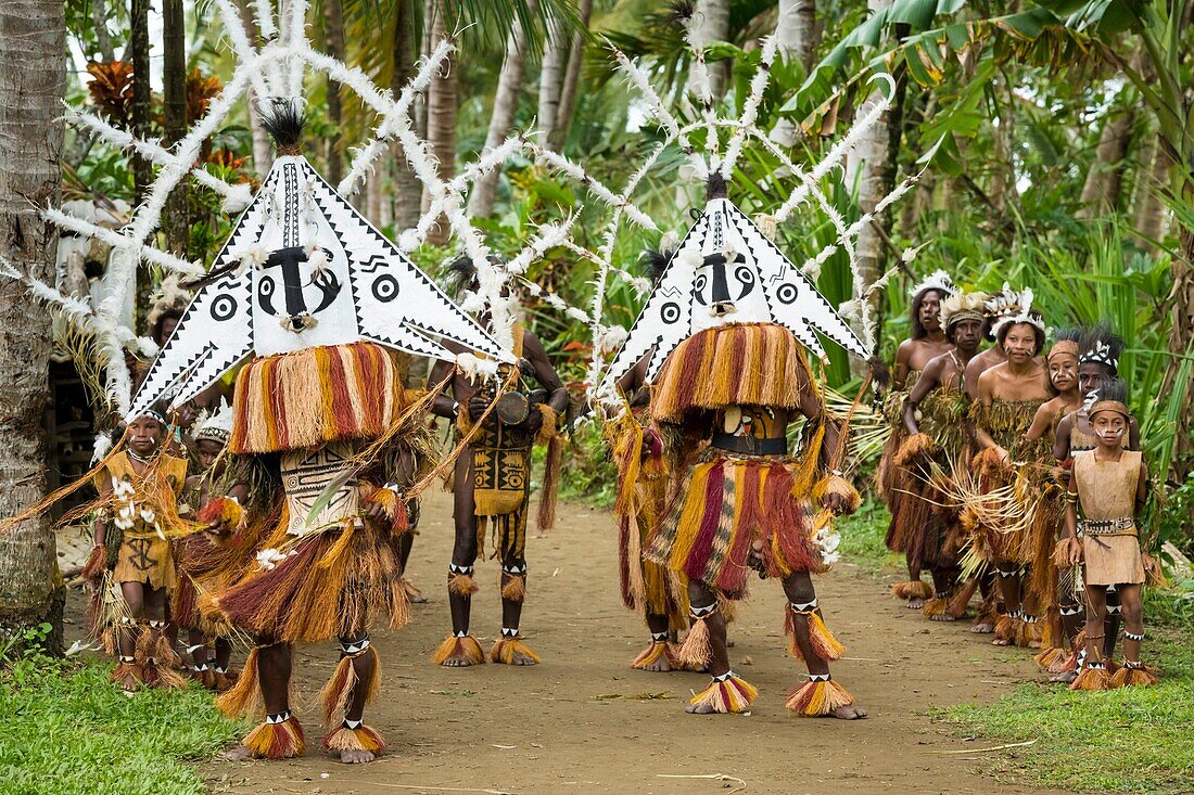 Papua New Guinea, Gulf Province, Toare Village, traditional festival called sing-sing, Pipi Mask and Ehore Cultural group