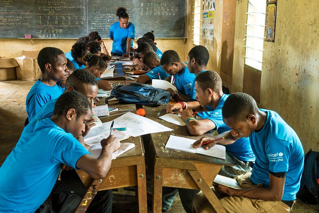 Papua-Neuguinea,Provinz Südliches Hochland,Kutubusee,Schule