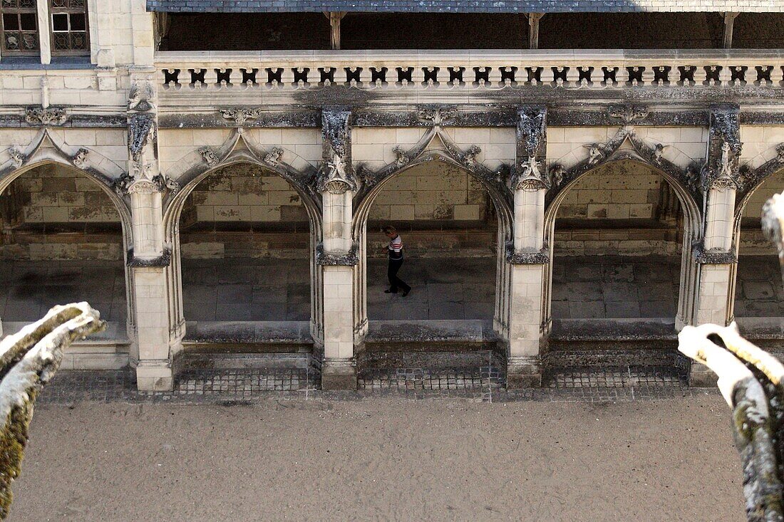 Frankreich,Indre et Loire,Loire-Tal,das von der UNESCO zum Weltkulturerbe erklärt wurde,Tours,Psalettenkloster,Honoré de Balzac ließ es in seinen Roman Le Curé de Tours einfließen