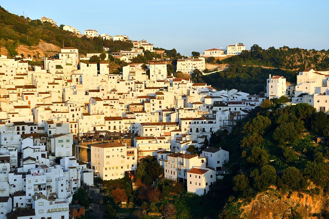 Spanien,Andalusien,Costa del Sol,Provinz Malaga,Casares,weißes Dorf im Hinterland (Pueblos blancos)