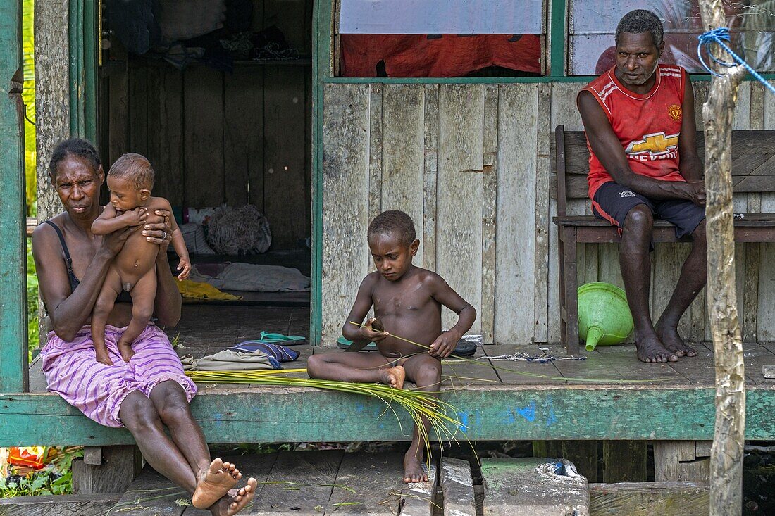 Indonesia, Papua, Asmat district, Per village