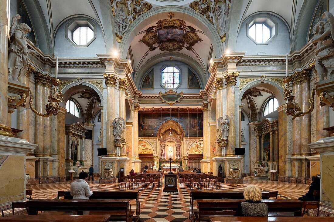 Italy, Veneto, Vicenza, Villa Valmarana Ai Nani, Monte Berico Sanctuary (Santuario Santa Maria di Monte Berico)