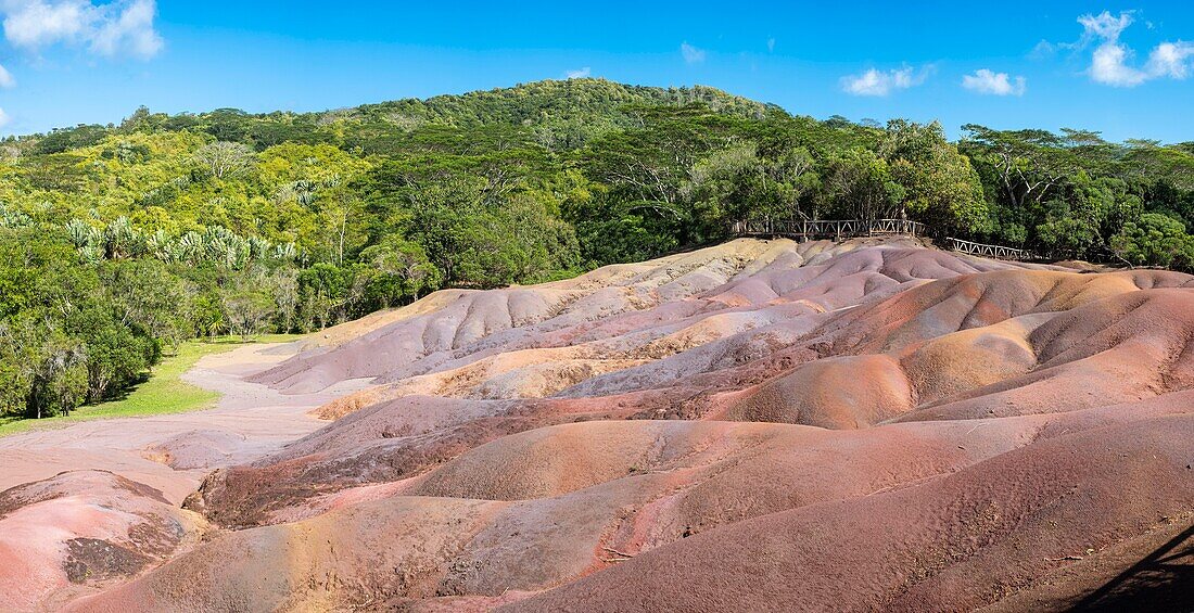 Mauritius,Bezirk Riviere Noire,Chamarel,Sieben farbige Erden