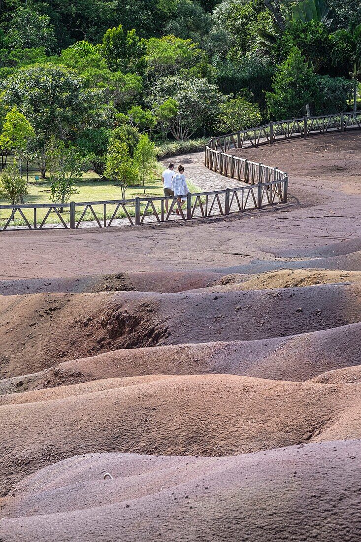 Mauritius, Riviere Noire district, Chamarel, Seven Coloured Earths