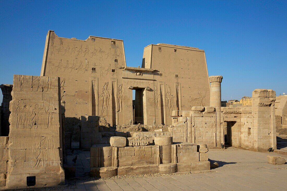 Ägypten,Oberägypten,Niltal,Efou,Horus-Tempel,das zweitgrößte Heiligtum Ägyptens