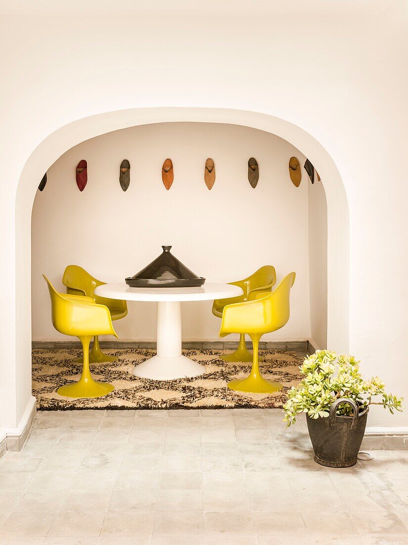 Morocco, Essaouira, Story :  Total renovation of a vintage spirit riad 