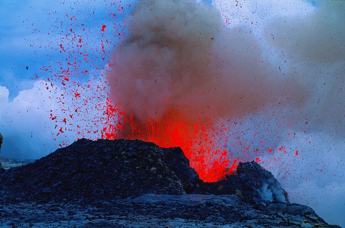 Vereinigte Staaten,Hawaii,Big Island,Ausbruch des Vulkans Kilauea