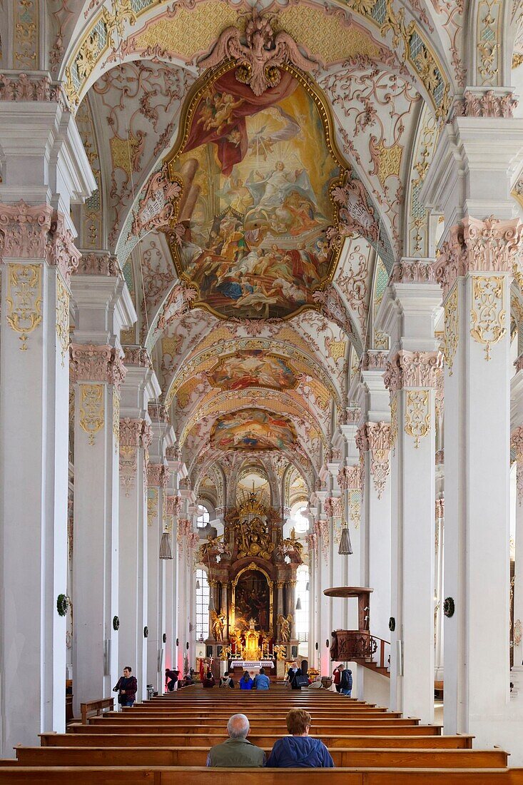 Germany, Bavaria, Munich (München), Marienplatz, the Holy Spirit church (Heiliger Geist Kirche)