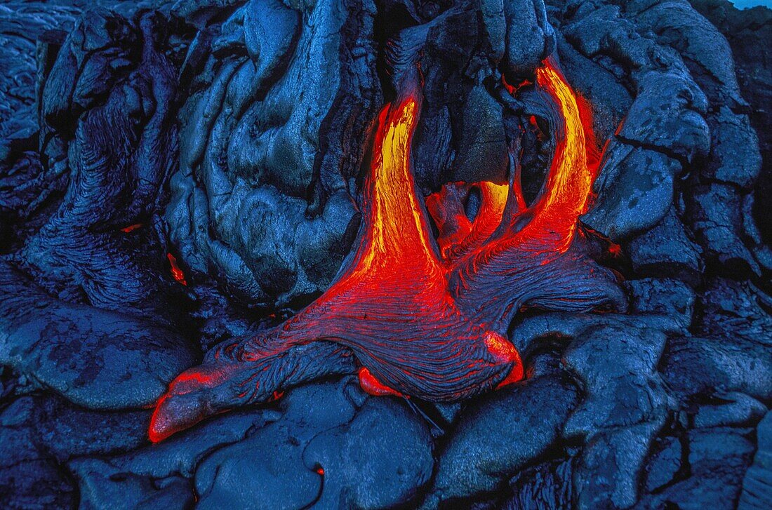 United States, Hawaii, Big Island, Eruption of Kilauea Volcano