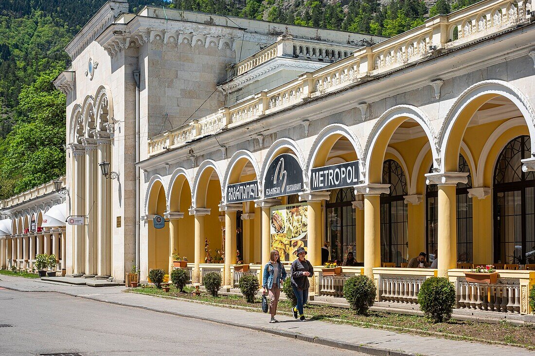 Georgien,Region Samtskhe-Javakheti,Ferienort Borjomi,der Bahnhof