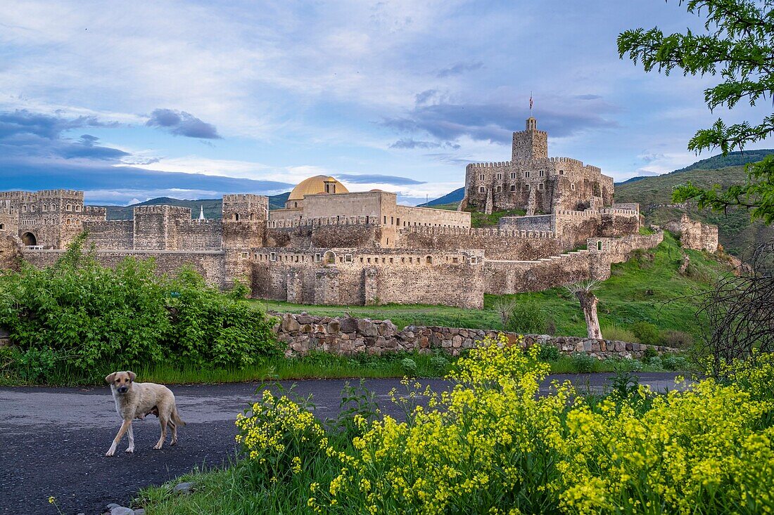 Georgien,Samtskhe-Javakheti Region,Akhaltsikhe,Rabati Burg aus dem 9.