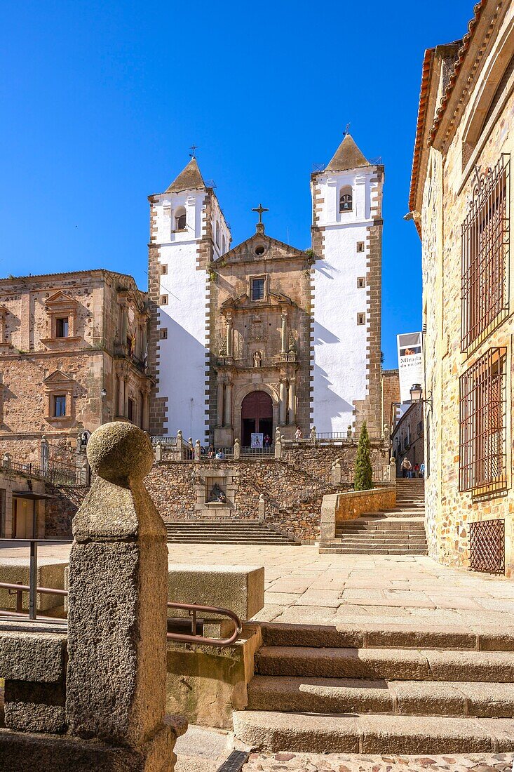 Kirche San Francisco Javier,Caceres,UNESCO-Welterbe,Extremadura,Spanien,Europa