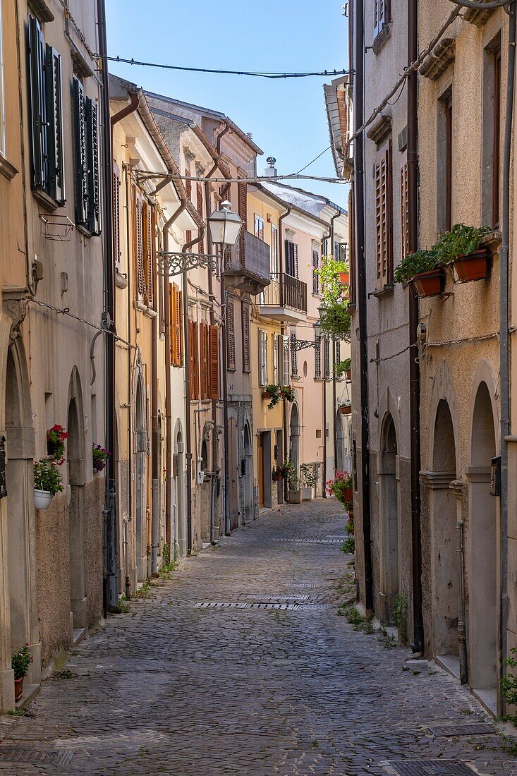 Corso Garibaldi,Agnone,Isernia,Molise,Italien,Europa