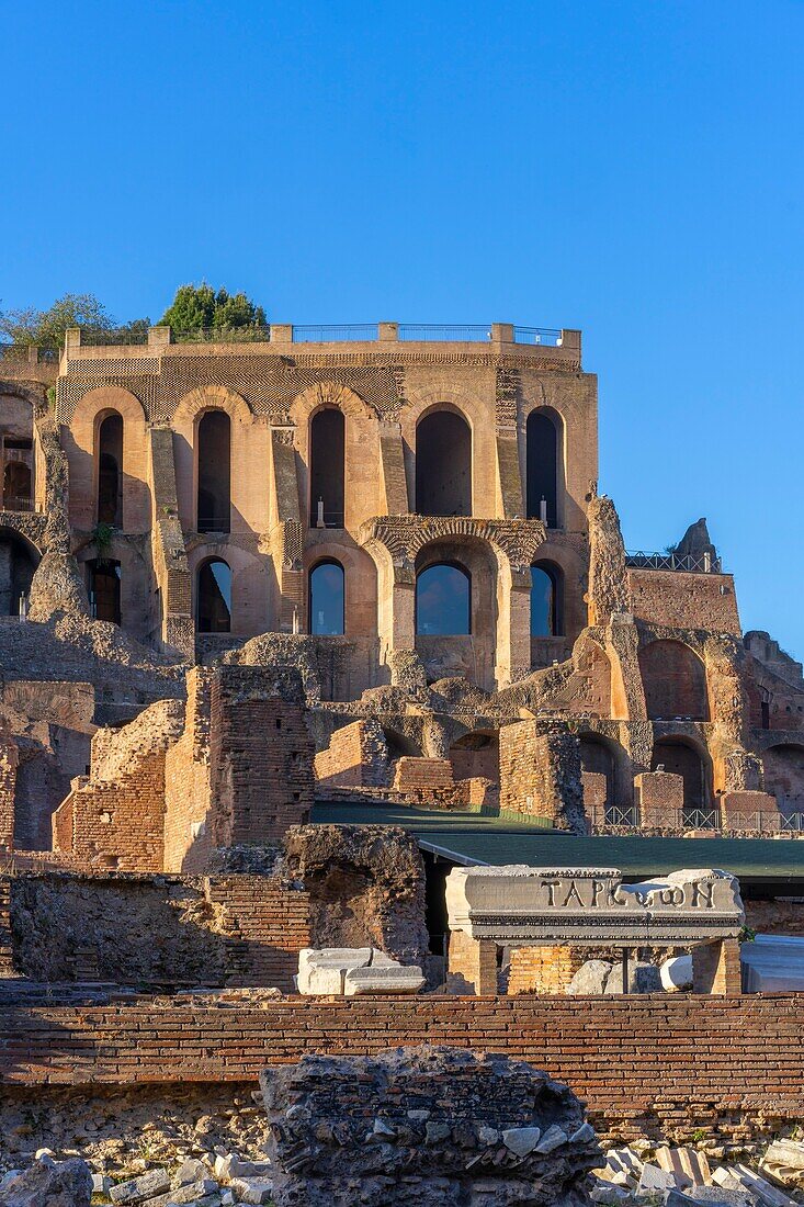 Domus Tiberiana, imperial Forums, UNESCO World Heritage Site, Rome, Lazio, Italy, Europe