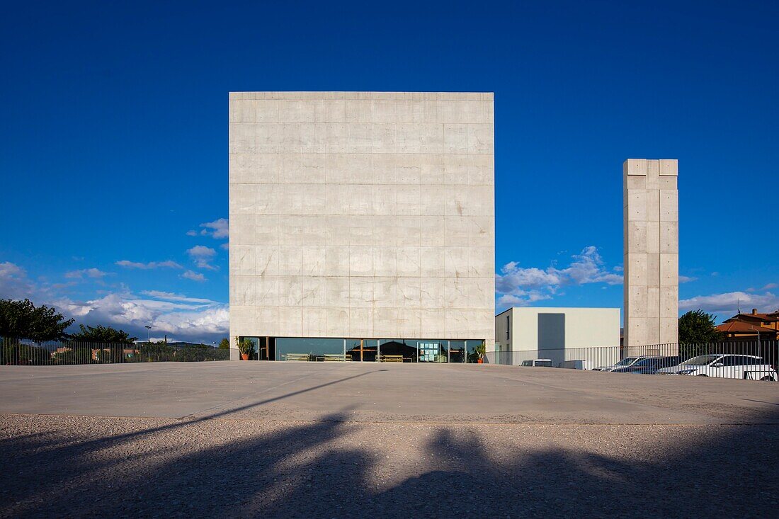 Parish church of San Paolo Apostolo, Architects Fyksas, Foligno, Perugia, Umbria, Italy, Europe