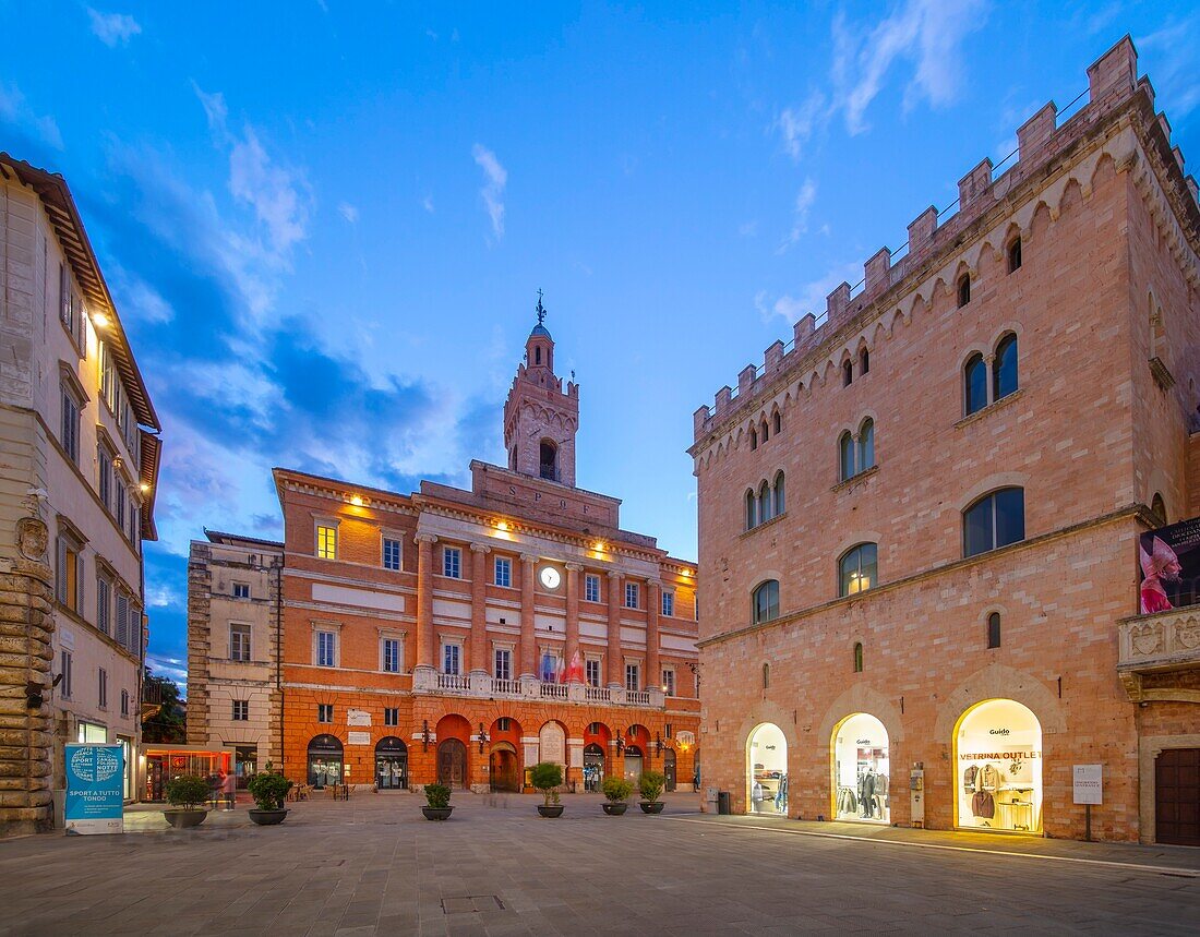 Piazza della Repubblica, Foligno, Perugia, Umbria, Italy, Europe