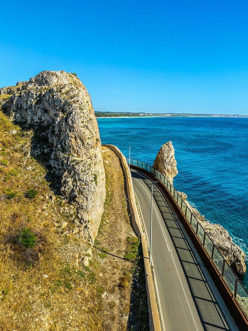 Gespaltener Berg (Montagna Spaccata),Galatone,Lecce,Salento,Apulien,Italien,Europa