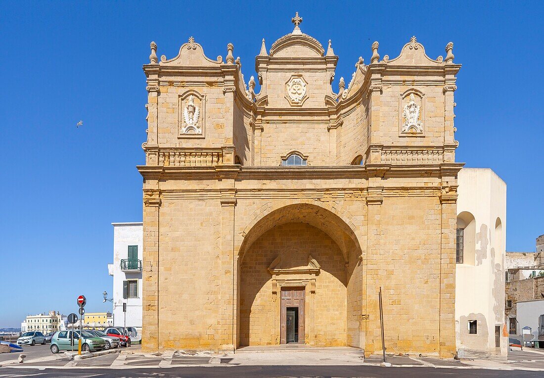 Church of San Francesco of Assisi, Gallipoli, Lecce, Salento, Apulia, Italy, Europe