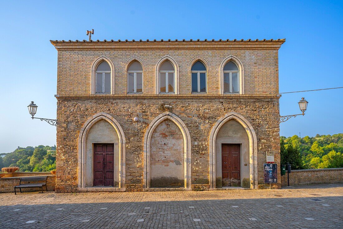 Meteorologisches Observatorium,Torre di Palme,Fermo,Ascoli Piceno,Marken,Italien,Europa