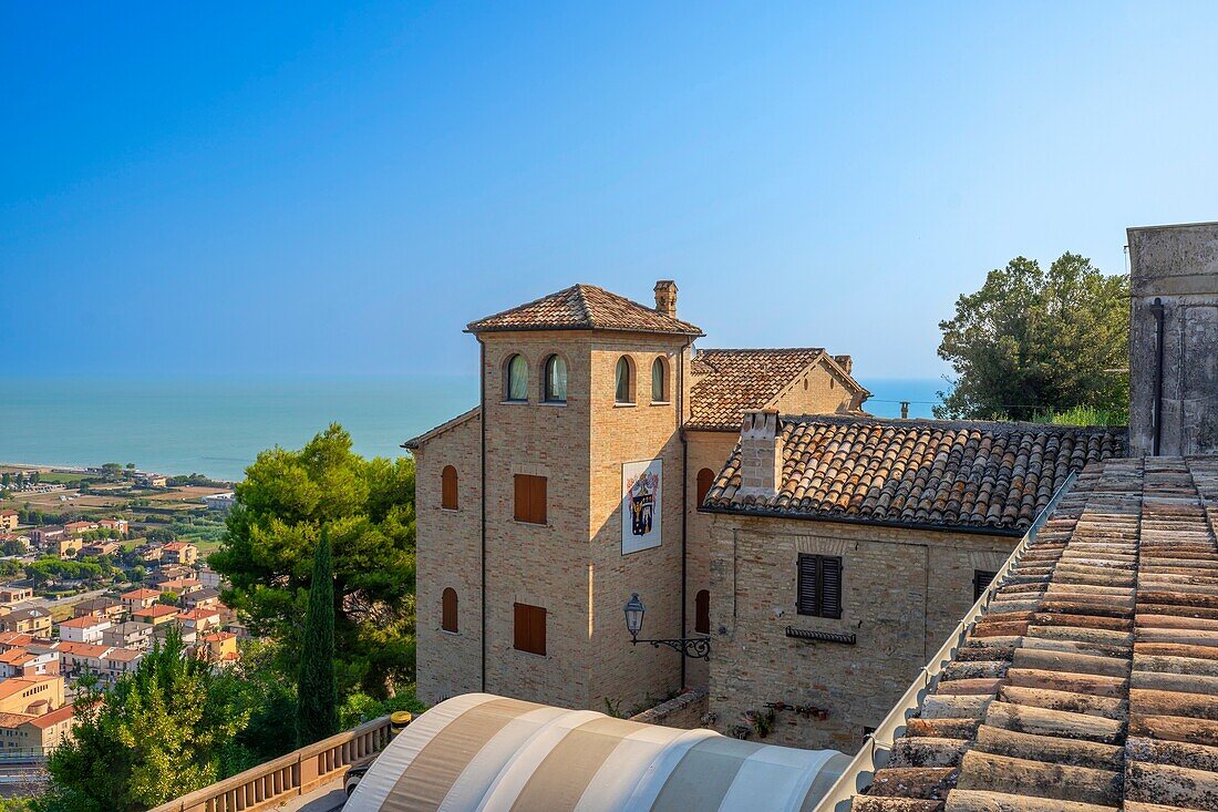 Torre di Palme,Fermo,Ascoli Piceno,Marken,Italien,Europa