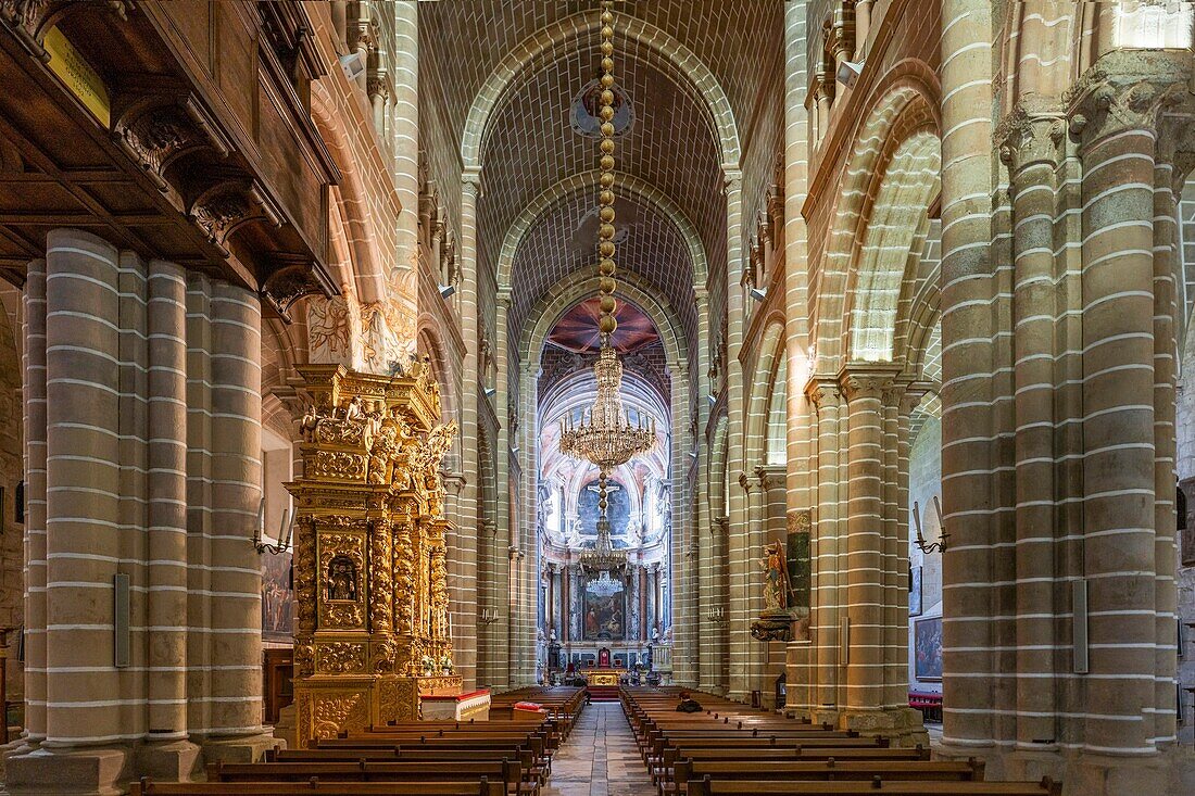 Cathedral of Evora, UNESCO World Heritage Site, Evora, Alentejo, Portugal, Europe