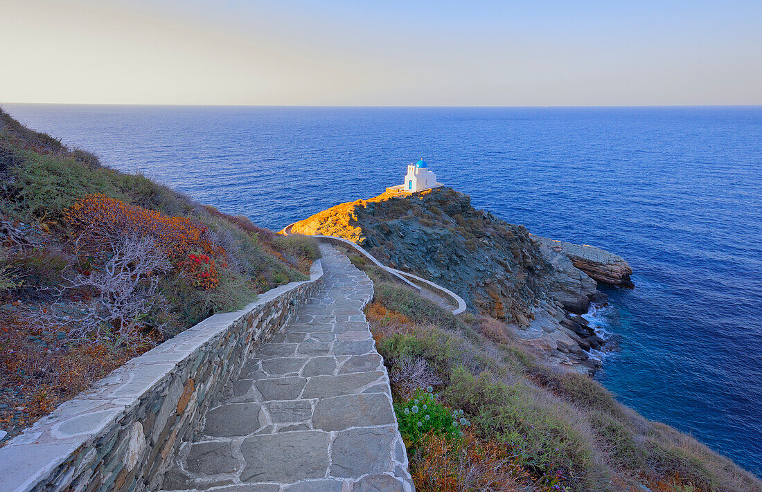 Kirche der Sieben Märtyrer,Kastro,Insel Sifnos,Kykladen,Griechische Inseln,Griechenland,Europa