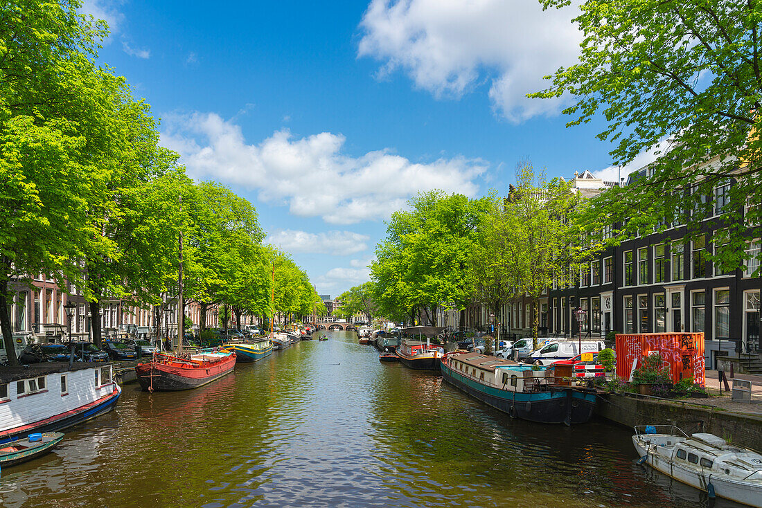 Keizersgracht canal, Amsterdam, The Netherlands, Europe