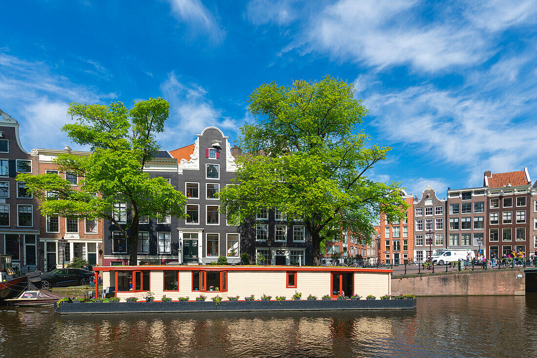 Prinsengracht-Kanal,Amsterdam,Niederlande,Europa