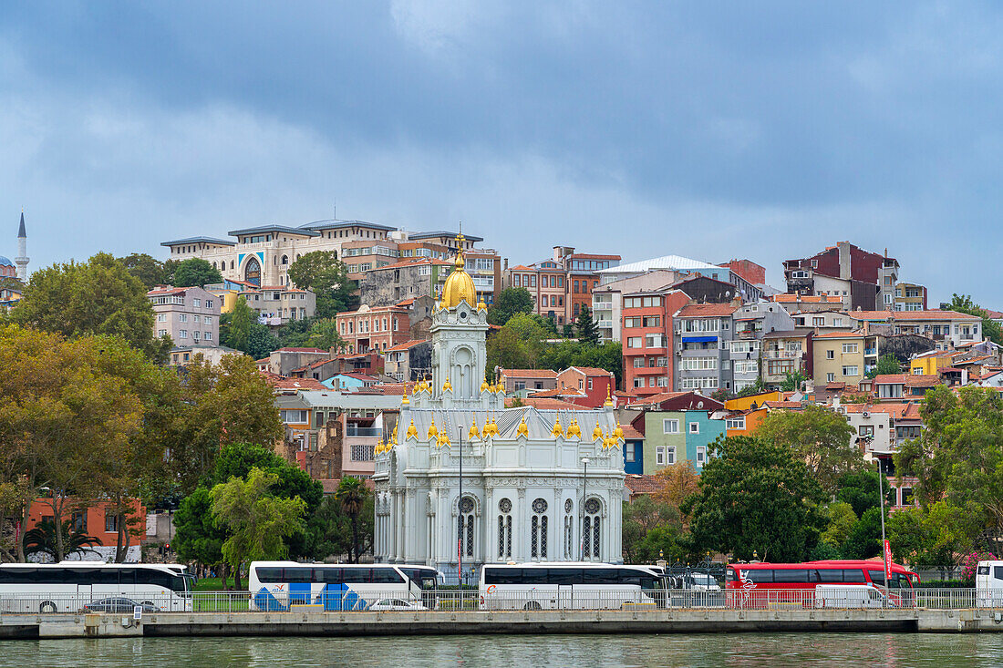 Saint Stephen's Orthodox Church made of iron, Fatih, Istanbul, Turkey, Europe