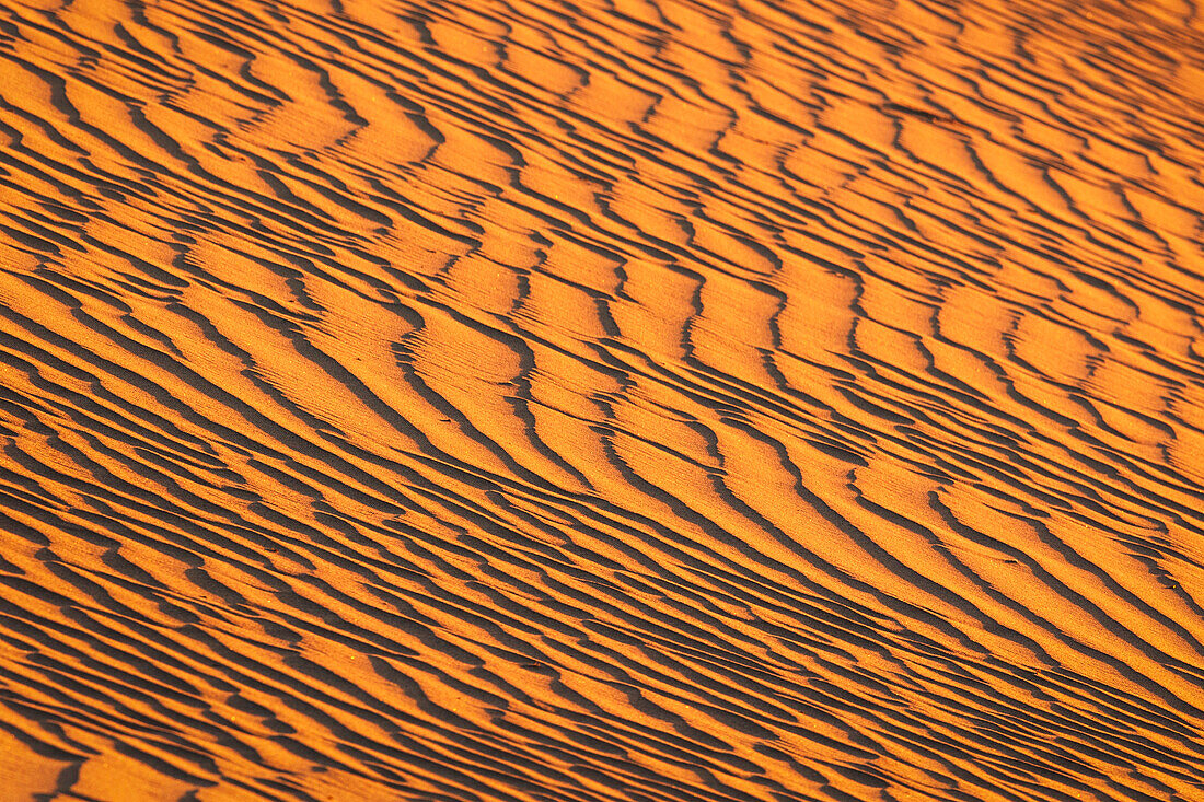 Details der Sanddünen bei Mesquite Flat,Death Valley,Kalifornien,Vereinigte Staaten von Amerika,Nordamerika