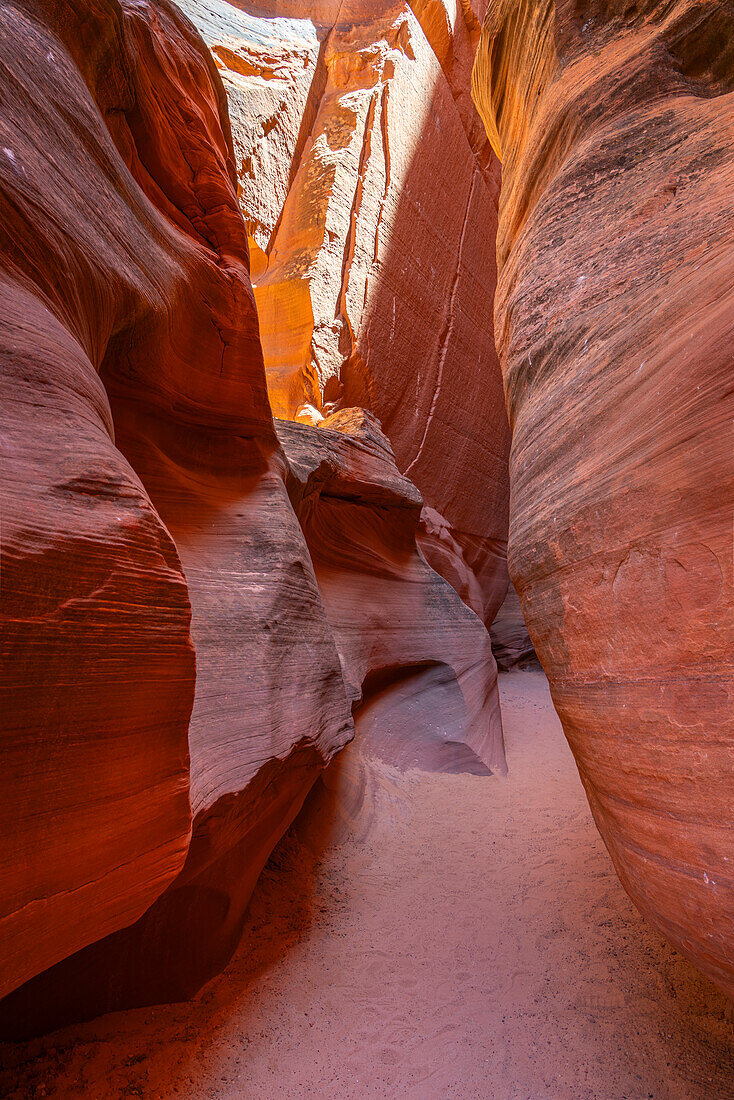 Slot canyon walls, Antelope Canyon X, Page, Arizona, United States of America, North America