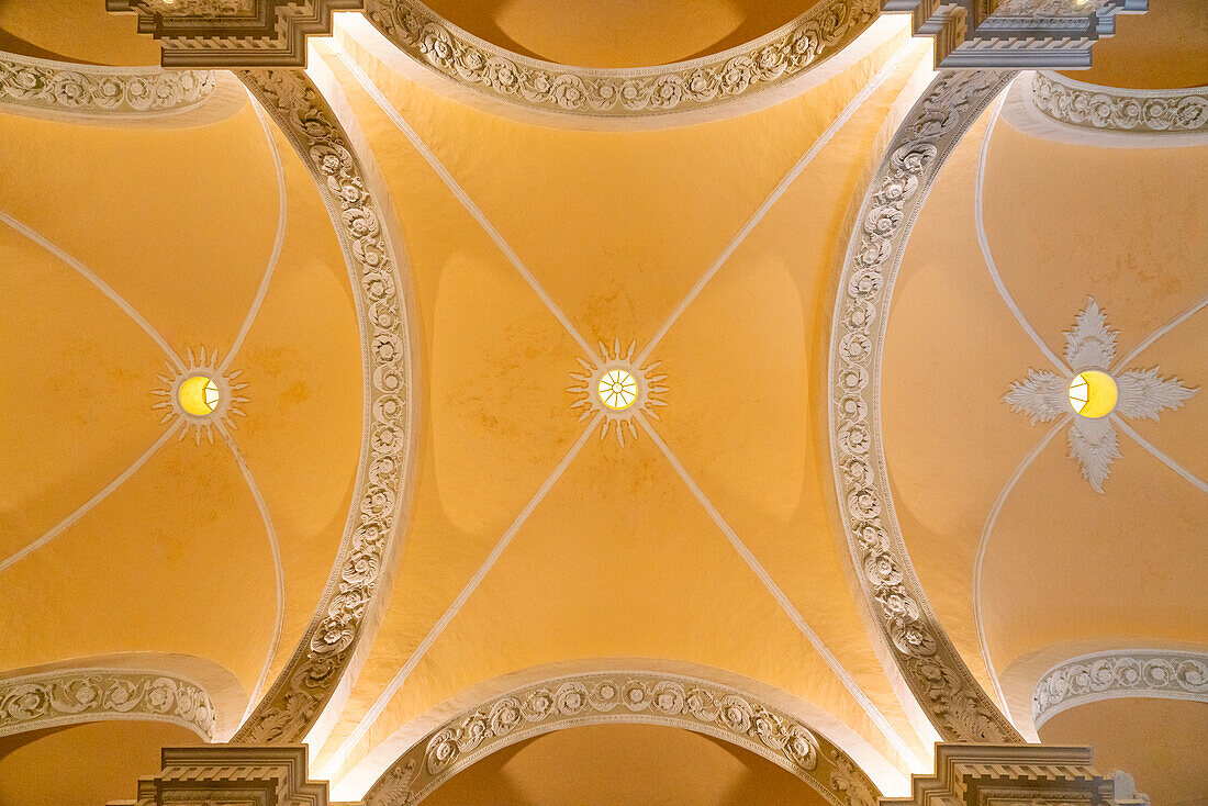 Ceiling of Basilica Cathedral of Arequipa, UNESCO World Heritage Site, Arequipa, Peru, South America