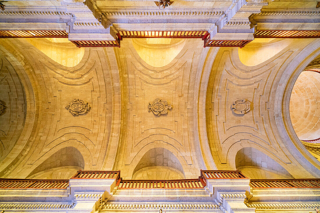 Ceiling of Church of the Company, Arequipa, Peru, South America