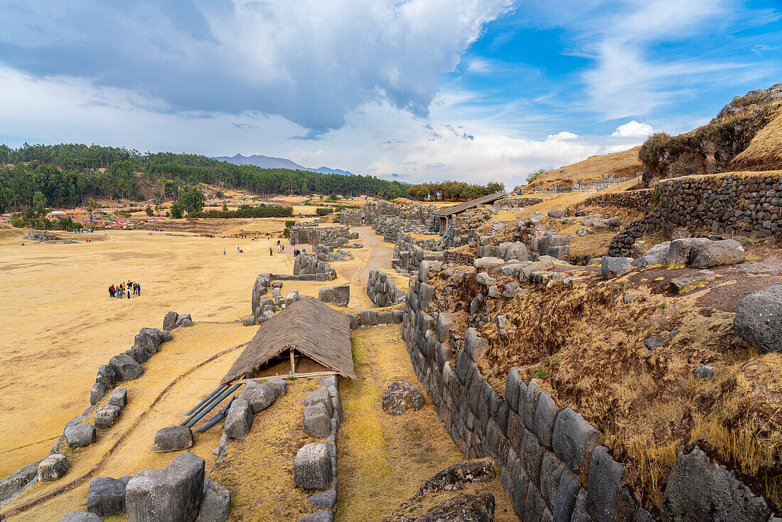 Archäologische Stätte von Sacsayhuaman,UNESCO-Weltkulturerbe,Cusco,Region Cusco,Peru,Südamerika