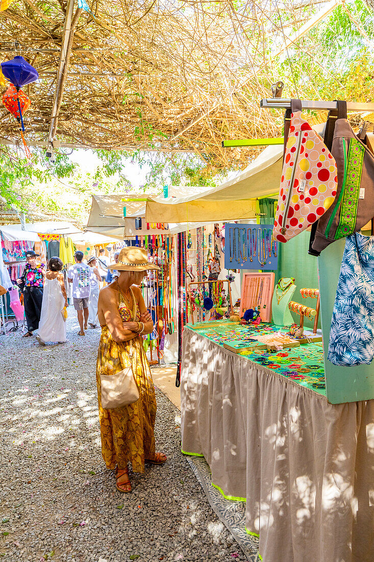 Las Dalias Hippy Market, Sant Carles de Peralta, Ibiza, Balearic Islands, Spain, Mediterranean, Europe