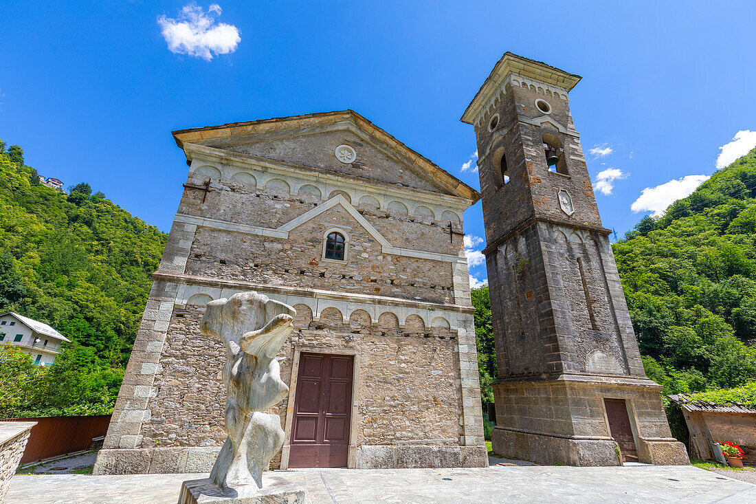 Isola Santa,Kirche San Jacapo,Apuanische Alpen,Garfagnana,Toskana,Italien,Europa