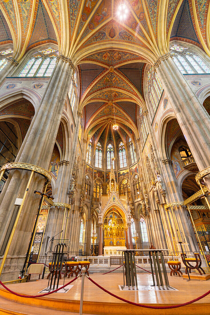 Votivkirche,(Votivkirche),Innenansicht,UNESCO-Welterbe,Wien,Österreich,Europa