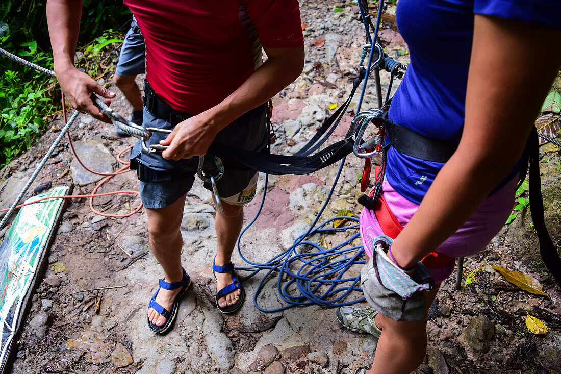 Canyoning and waterfall rappelling experience with Pure Trek in La Fortuna, Costa Rica