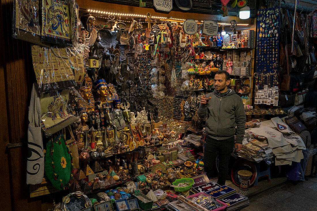 Khan Al-Khalili market, Cairo, Egypt.