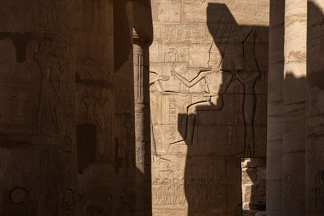 The Temple of Ramesses II (The Ramesseum), Luxor, Egypt.