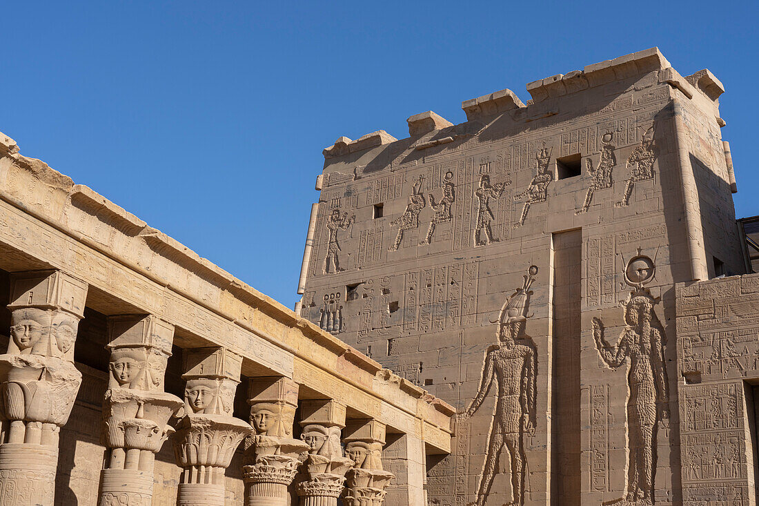 Tempel von Philae,Assuan,Ägypten.