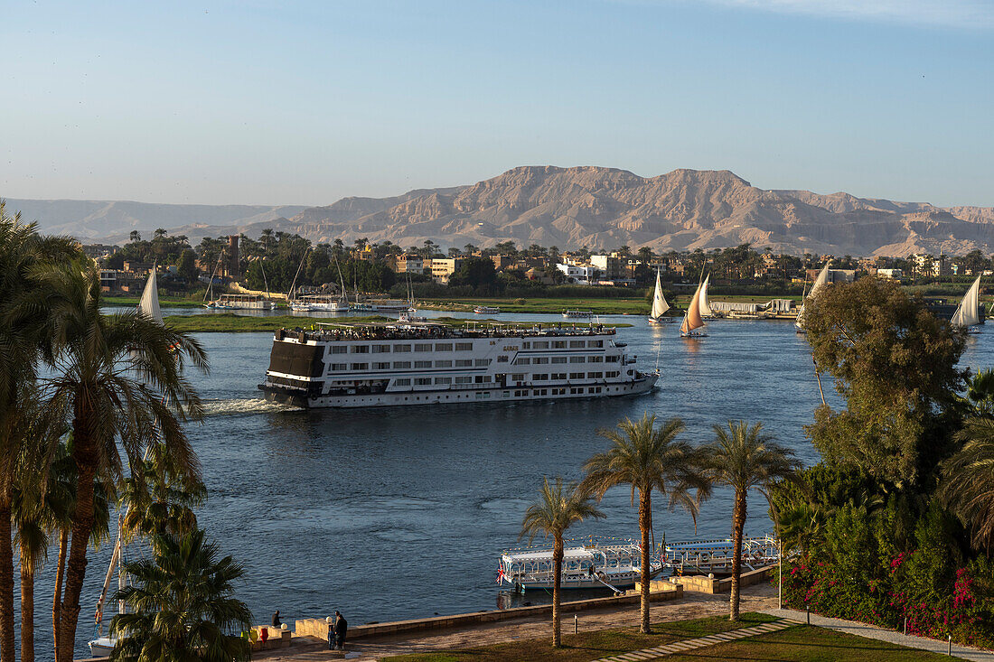 The river Nile, Luxor, Egypt.