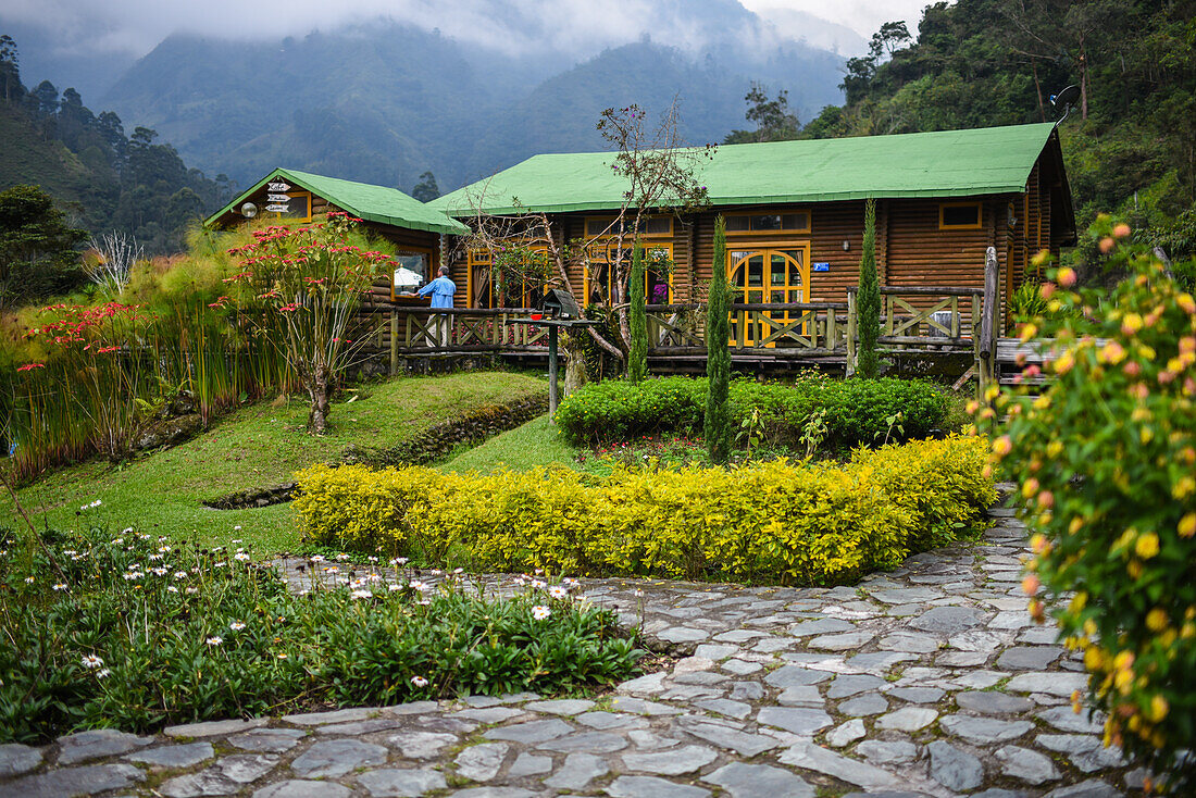 Hotel and Restaurant Iguaima in Combeima Canyon, Ibague, Colombia