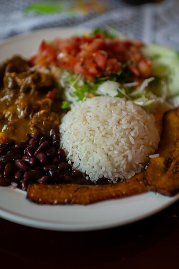 Casado is a traditional dish of Costa Rican cuisine