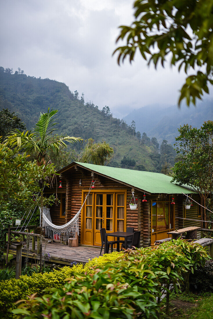 Hotel und Restaurant Iguaima in der Combeima-Schlucht,Ibague,Kolumbien