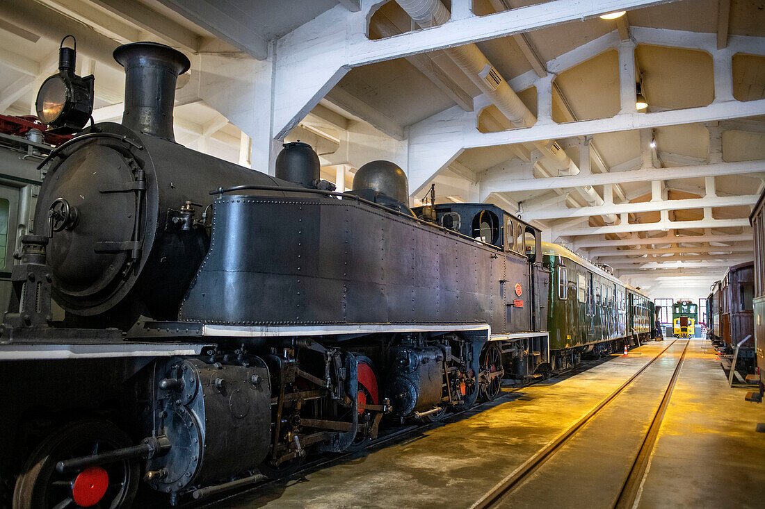 The Basque Railway Museum, located in the garages and workshops of the former Urola railway in Azpeitia, Gipuzkoa, Euskadi, Basque country, Spain.