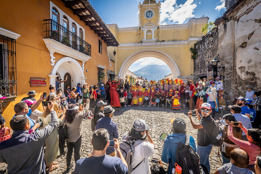 Burning of the Devil Festival - La Quema del Diablo - in Antigua, Guatemala