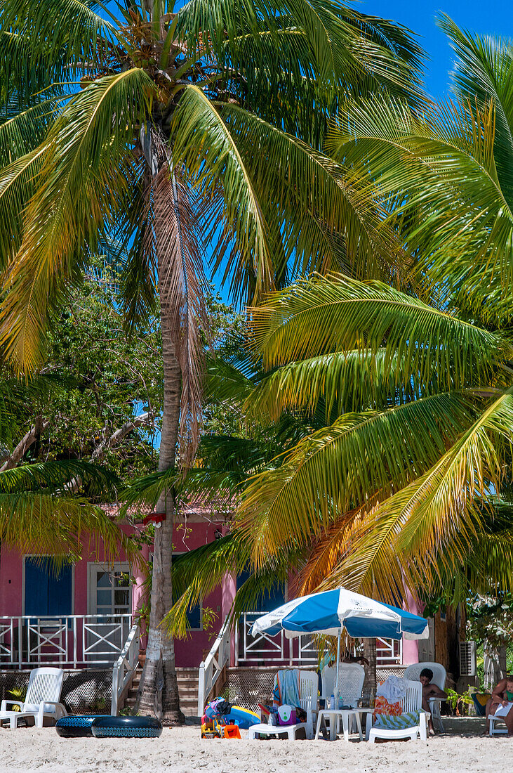 Abaka Bay Resort am Strand von Île-à-Vache, Provinz Sud, Haiti