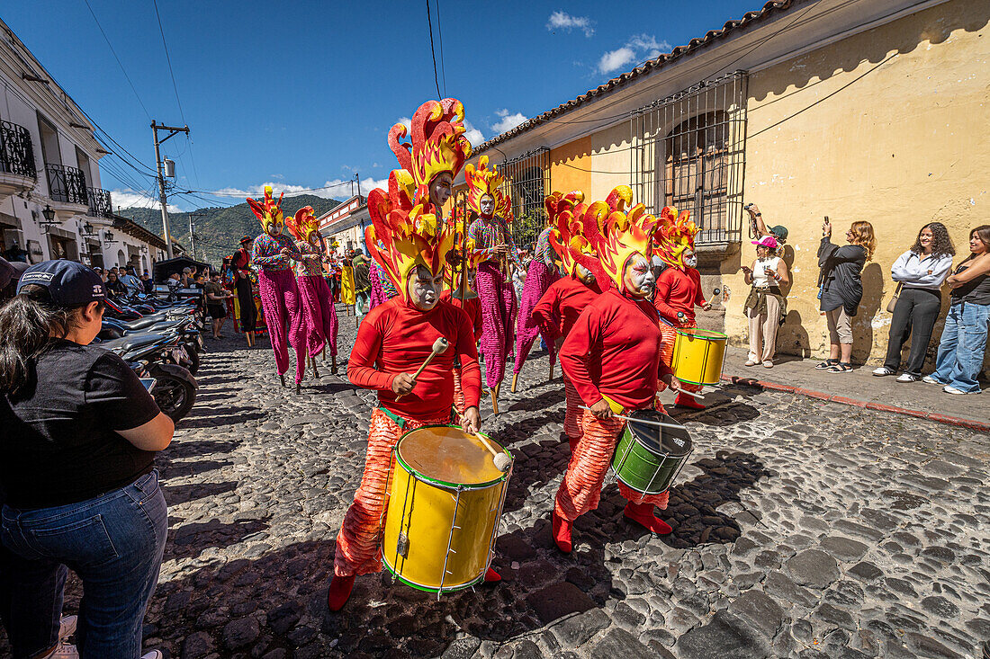 Burning of the Devil Festival - La Quema del Diablo - in Antigua, Guatemala